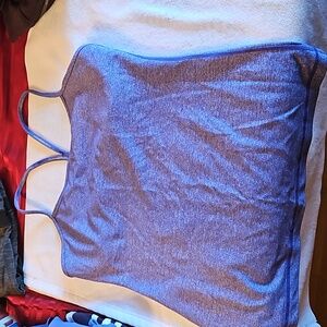 GUC Lululemon Y back tank top. Size 12 purple